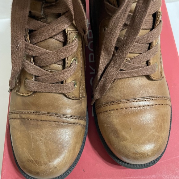 ROCKPORT Cobb Hill Bethany Womens Brown Boots Lace Up/Back Zip Lined Sz 6.5 - Picture 11 of 16
